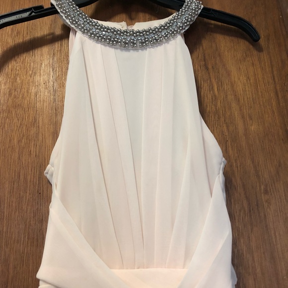 Creme dress with studs at the neck from Dillard’s - Picture 3 of 8